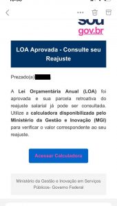 ATENÇÃO: Tentativa de Golpe em relação aos pagamentos retroativos do reajuste salarial 1