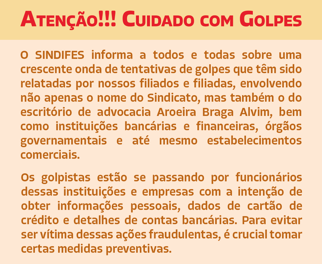Atenção! Cuidado com os Golpes 7