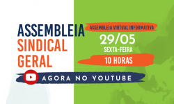 Transmissão da Assembleia Virtual desta sexta, 29 de maio 2 Transmissão da Assembleia Virtual desta sexta, 29 de maio 2