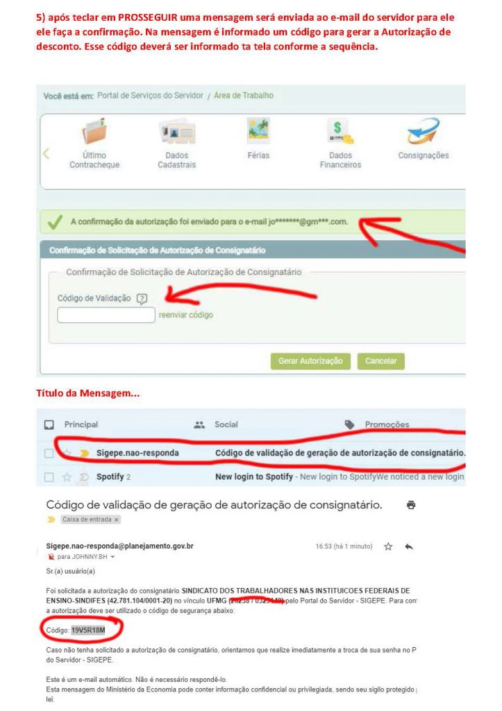 Passo a Passo para liberação da filiação no SIGEPE 3