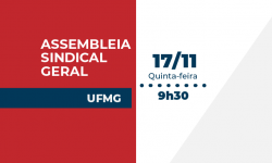 SINDIFES convoca TAE da UFMG para Assembleia no dia 17 de novembro, quinta-feira, às 9h30 5