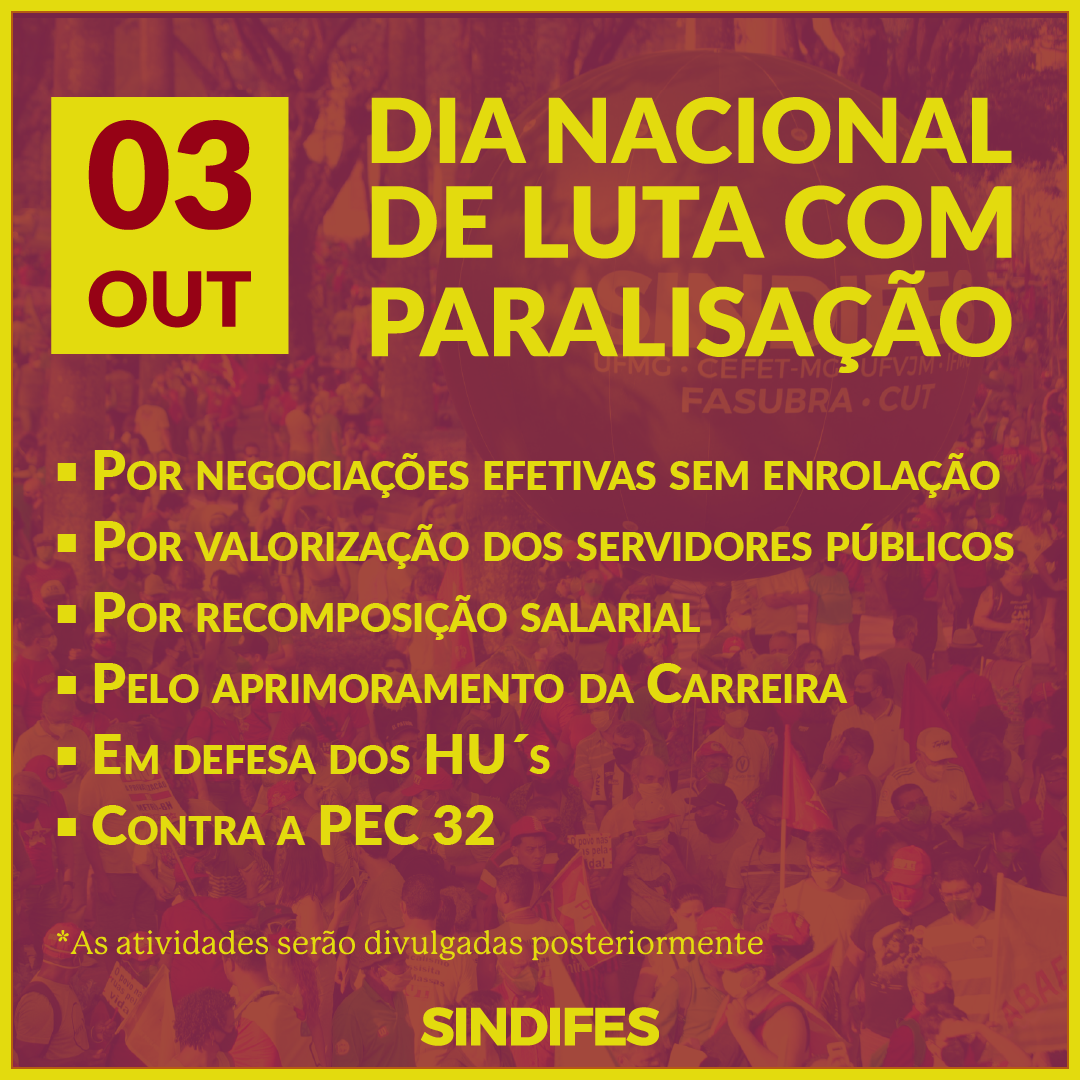 Dia Nacional de Luta com Paralisação - 03/10 3