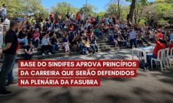 Base do SINDIFES aprova princípios da Carreira que serão defendidos na Plenária da FASUBRA 4