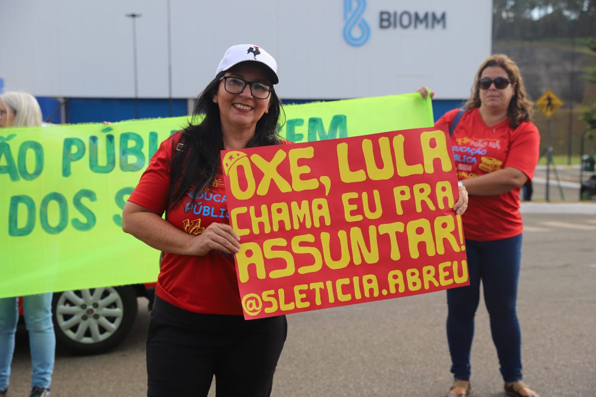 SINDIFES participa de visita de Lula à Nova Lima como parte da campanha #LulaRecebaOsTae 2