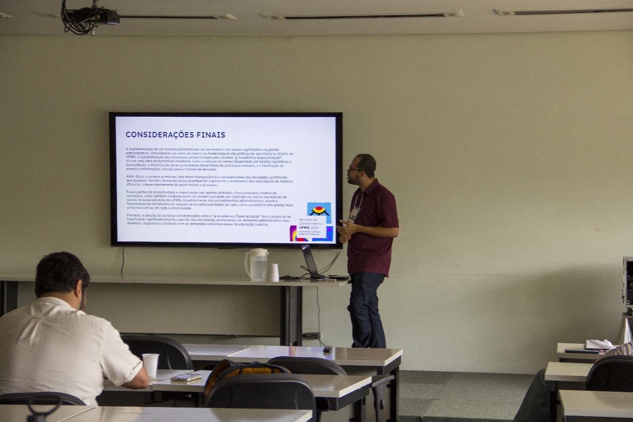 14ª Jornada de Apresentação dos TAE na Semana do Conhecimento UFMG: veja alguns registros! 1